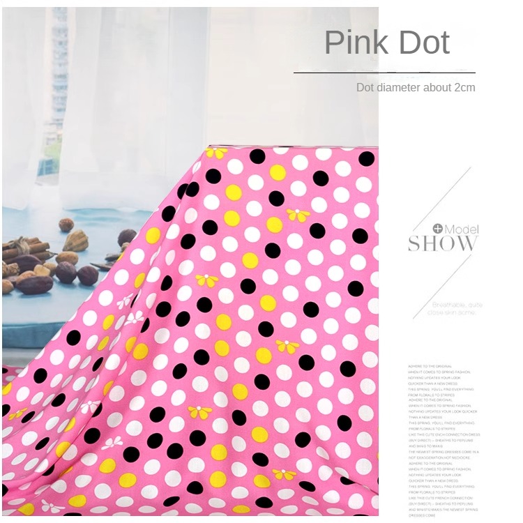 Pajamas Polka Dot Pattern Rayo - Textile Sewing Patterns 评论和价格