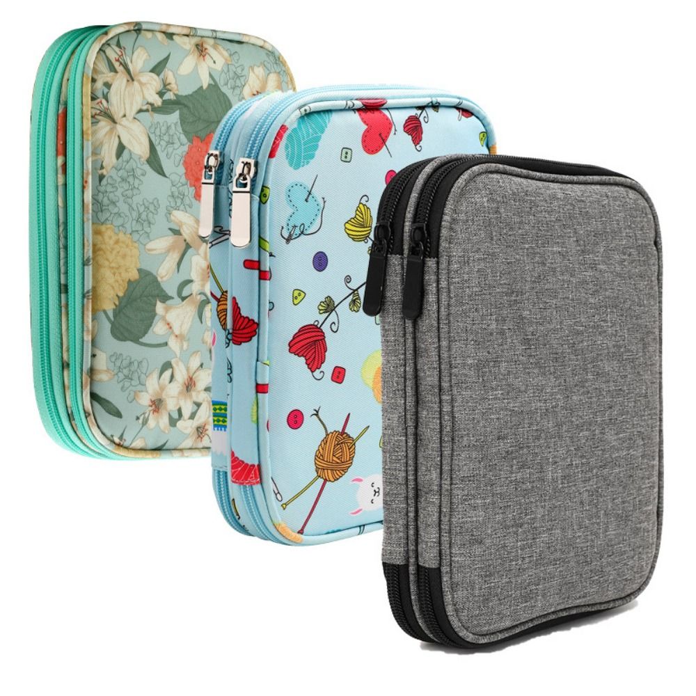 Knitting Needle Case, Portable - Textile Sewing Kit 评论和价格