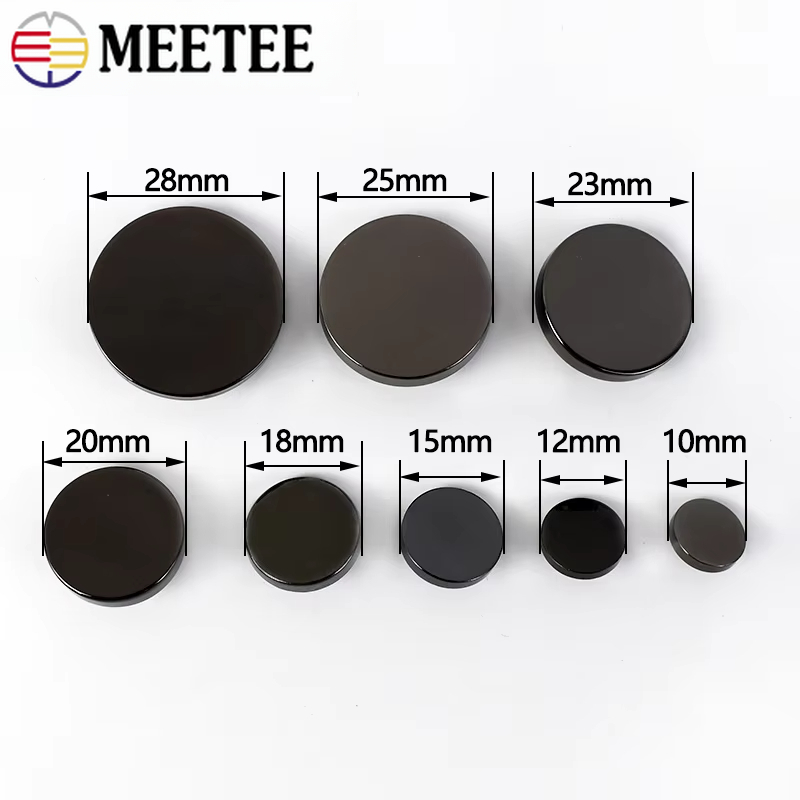 10Pcs Meetee 10-28mm Metal Fla - Button Hole Cutter 评论和价格