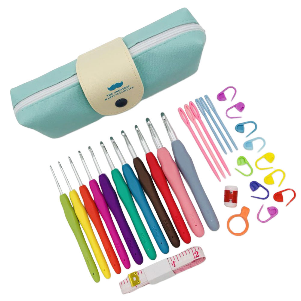 11PCS Colorful Rubber Handle K - Sewing Knit 评论和价格