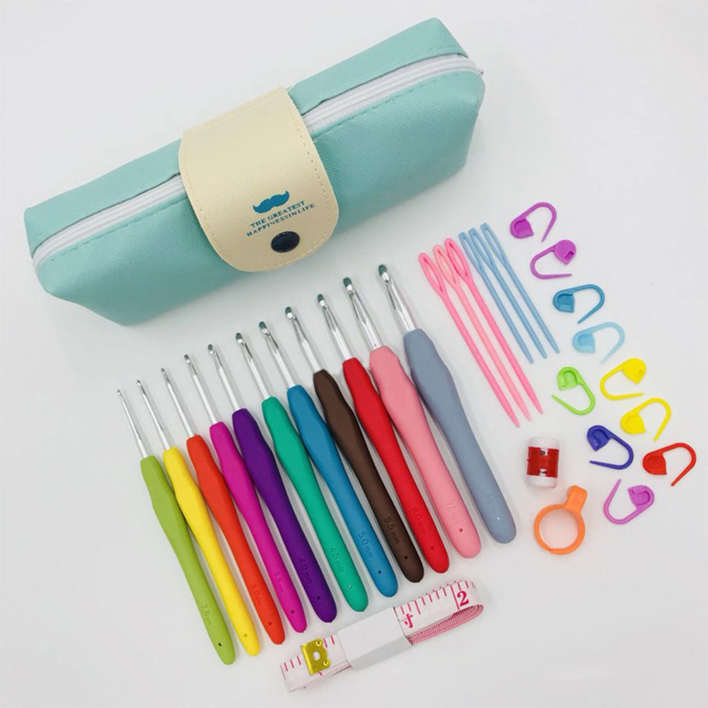 11PCS Colorful Rubber Handle K - Sewing Knit 评论和价格