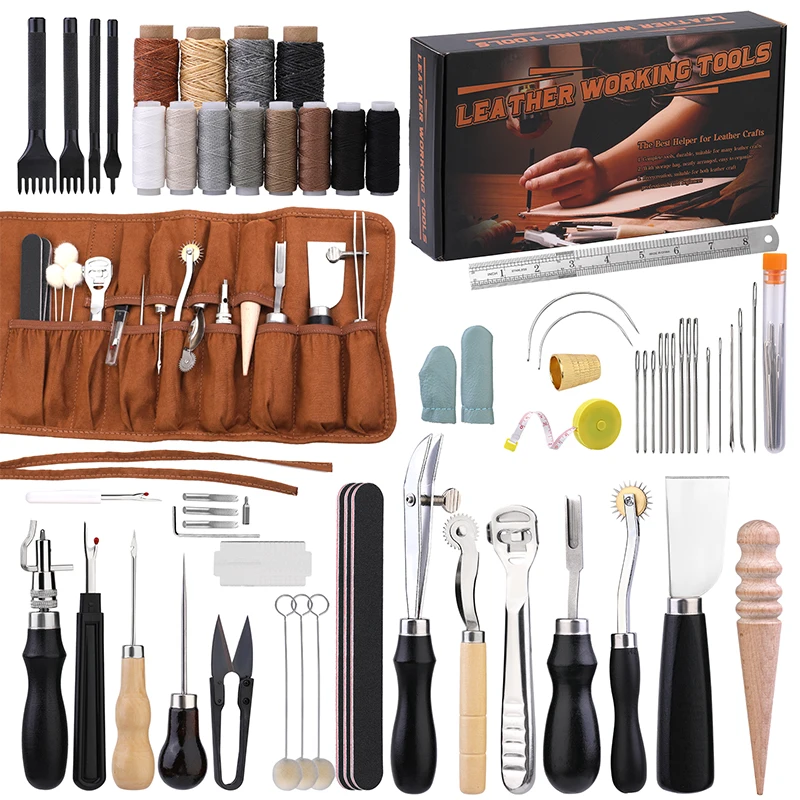 KRABALL Professional Leather C - Textile Sewing Kit 评论和价格