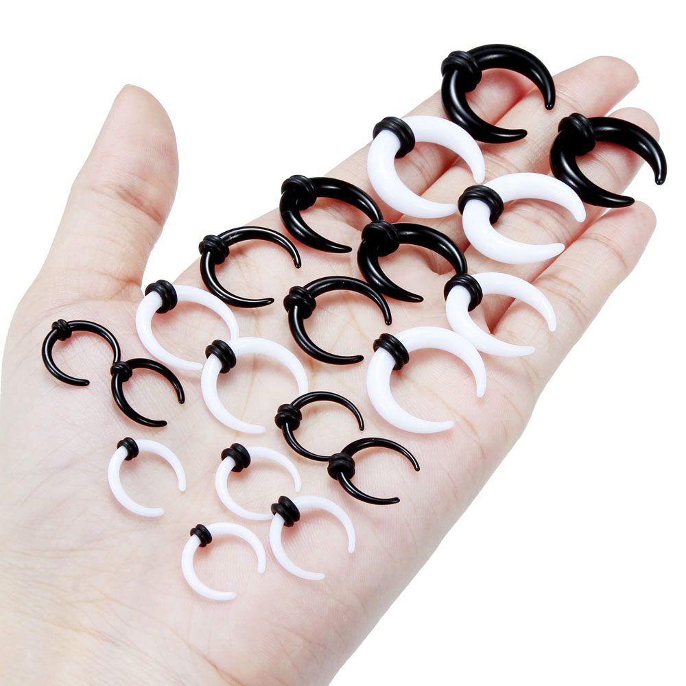 Large Septum Rings 14G 12G 8G  - Seam Gauge Metal 评论和价格