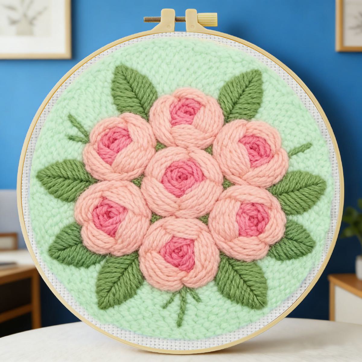 20X20CM/7.87inch Flower Punch  - Sewing Textile Art 评论和价格
