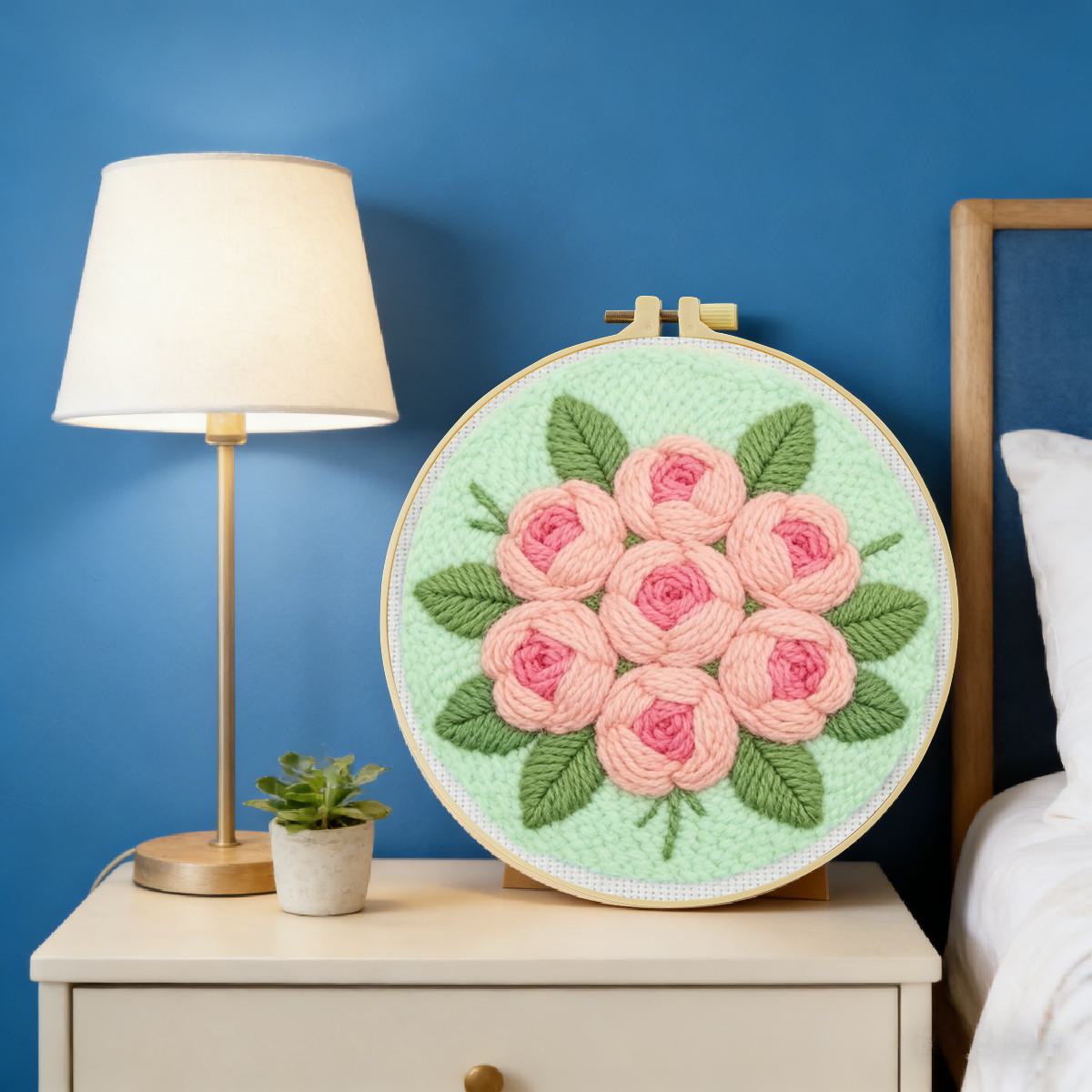 20X20CM/7.87inch Flower Punch  - Sewing Textile Art 评论和价格