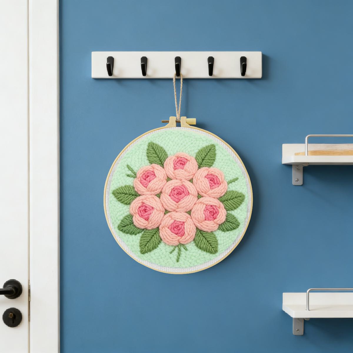 20X20CM/7.87inch Flower Punch  - Sewing Textile Art 评论和价格